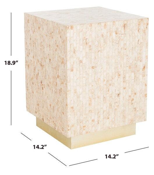 Safavieh Juno Mother of Pearl Mosaic Side Table