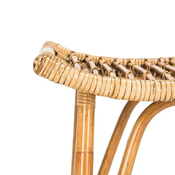 Safavieh Leda Honey Brown Rattan Counter Stool